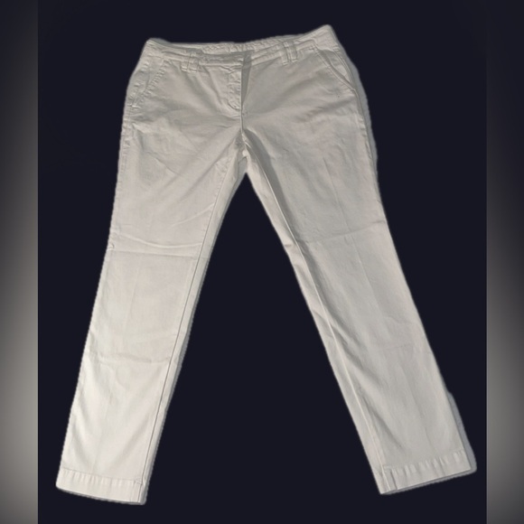 Eleventy White Casual Cotton Skinny Leg Pants NWOT 31 - Picture 7 of 12